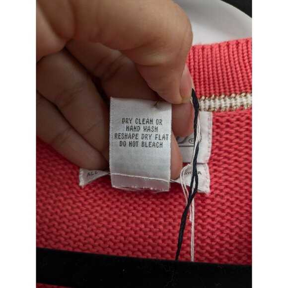 Vintage 90s Side Effects Knit Cardigan Top Women Size M Coastal Office Retro Y2K - Picture 9 of 9